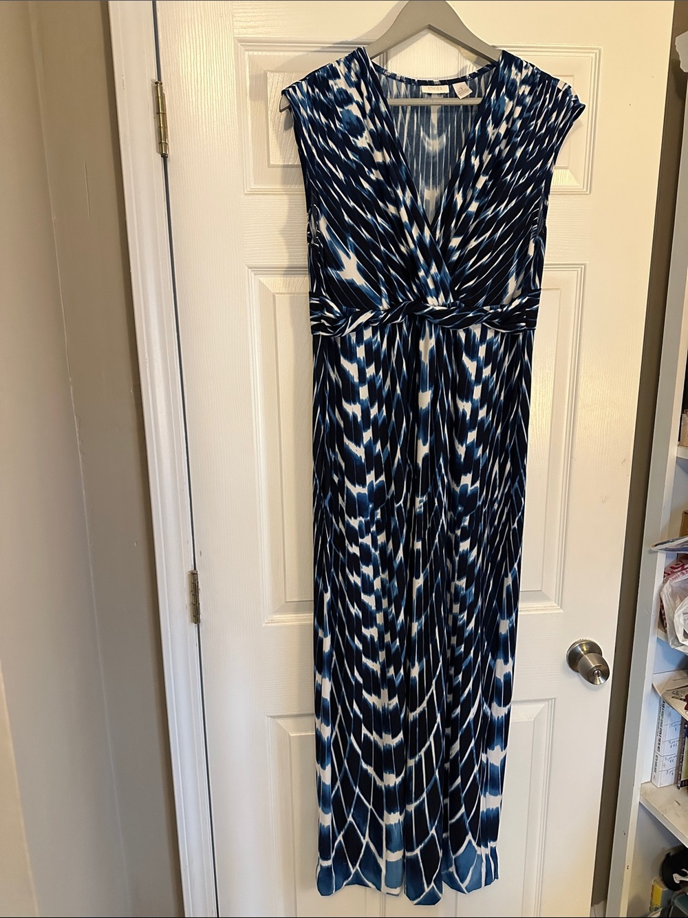 Women’s Chicos maxi dress Blue print